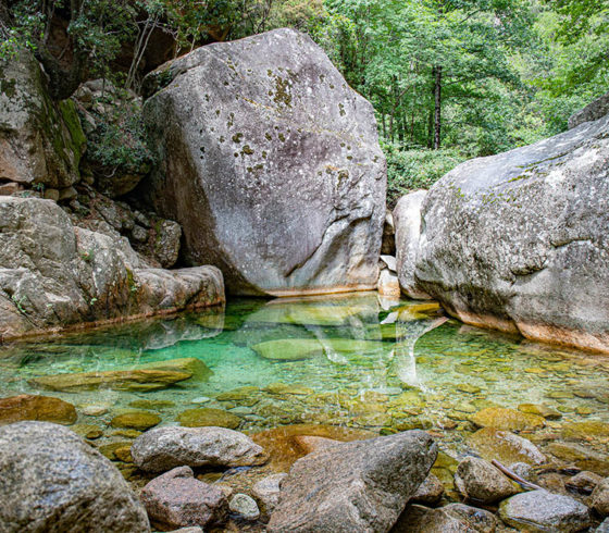 Baignade en rivière